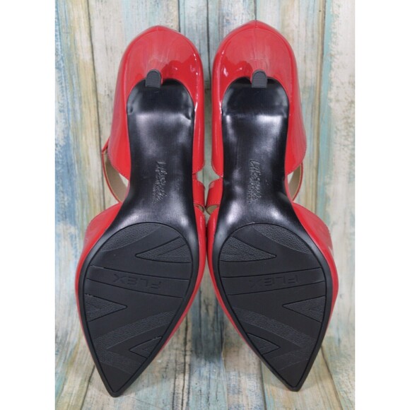 LifeStride Suki Red Patent Pumps Size 10 D'Orsay Heels - Picture 5 of 10